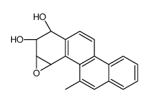 1,2-dihydroxy-epoxy-1,2,3,4-tetrahydro-5-methylchrysene structure