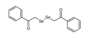 2,2-diselenobis(1-phenylethanone) Structure