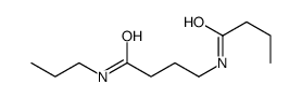 4-(butanoylamino)-N-propylbutanamide Structure