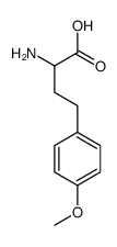 2-amino-4-(4-methoxyphenyl)butanoic acid Structure