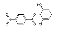 4-Nitro-benzoic acid (1R,6S)-2-chloro-6-hydroxy-cyclohex-2-enyl ester结构式