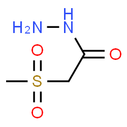 Acetic acid,2-(methylsulfonyl)-,hydrazide结构式