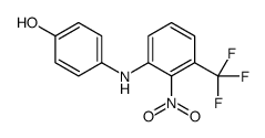 4-[2-nitro-3-(trifluoromethyl)anilino]phenol Structure