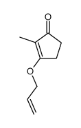 3-allyloxy-2-methylcyclopent-2-en-1-one结构式