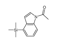 1-(4-trimethylsilylindol-1-yl)ethanone Structure