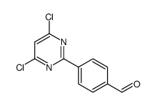 4-(4,6-dichloropyrimidin-2-yl)benzaldehyde结构式