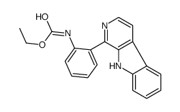 ethyl N-[2-(9H-pyrido[3,4-b]indol-1-yl)phenyl]carbamate Structure