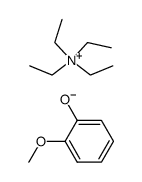 tetraethylammonium 2-methoxyphenolate结构式