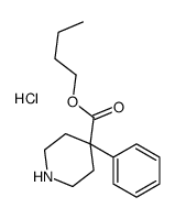 butyl 4-phenylpiperidine-4-carboxylate hydrochloride结构式