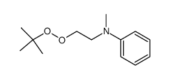 2-(methylphenylamino)ethyl tert-butyl peroxide Structure