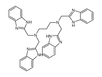 N,N,N',N'-tetrakis(1H-benzimidazol-2-ylmethyl)propane-1,3-diamine Structure