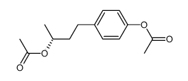 (R)-(+)-rhododendrol diacetate结构式