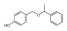 4-(1-phenyl-ethoxymethyl)-phenol结构式