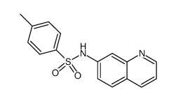 N-[7]quinolyl-toluene-4-sulfonamide结构式
