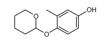 3-methyl-4-(oxan-2-yloxy)phenol结构式