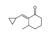 (E)-2-(cyclopropylmethylene)-3-methylcyclohexanone Structure
