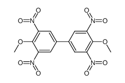 4,4'-Dimethoxy-3,5,3',5'-tetranitro-biphenyl Structure