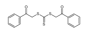 trithiocarbonic acid diphenacyl ester Structure