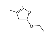 5-ethoxy-3-methyl-4,5-dihydro-isoxazole结构式