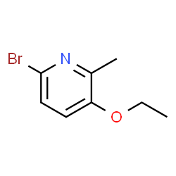 6-Bromo-3-ethoxy-2-methylpyridine结构式