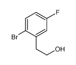 2-(2-bromo-5-fluorophenyl)ethanol结构式