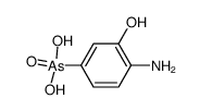 (4-amino-3-hydroxy-phenyl)-arsonic acid Structure