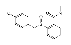 2-(4-methoxybenzylsulfinyl)-N-methylbenzamide结构式