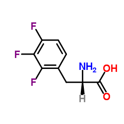 2,3,4-Trifluorophenylalanine Structure