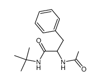 2-Acetylamino-N-tert-butyl-3-phenyl-propionamide Structure