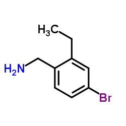 1-(4-Bromo-2-ethylphenyl)methanamine Structure