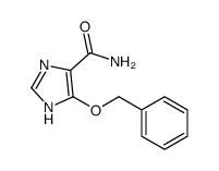 4-phenylmethoxy-1H-imidazole-5-carboxamide结构式