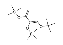 (Z)-1-tert-Butoxy-2,3-bis-trimethylsilanyloxy-buta-1,3-diene Structure