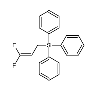3,3-difluoroprop-2-enyl(triphenyl)silane结构式