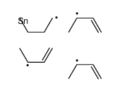 tris(but-3-en-2-yl)-butylstannane结构式