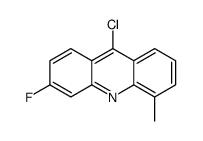 9-chloro-3-fluoro-5-methylacridine Structure