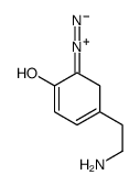 3-diazotyramine Structure