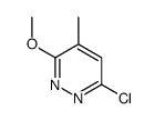 6-chloro-3-methoxy-4-methylpyridazine Structure