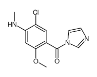 [5-chloro-2-methoxy-4-(methylamino)phenyl]-imidazol-1-ylmethanone结构式