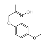 N-[1-(4-methoxyphenoxy)propan-2-ylidene]hydroxylamine Structure