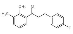 2',3'-DIMETHYL-3-(4-FLUOROPHENYL)PROPIOPHENONE结构式