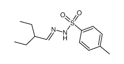 N'-(2-ethylbutylidene)-4-methylbenzenesulfonohydrazide结构式
