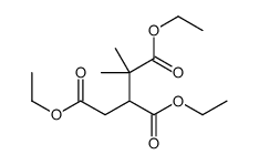 triethyl 3-methylbutane-1,2,3-tricarboxylate结构式