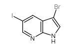 3-Bromo-5-iodo-1H-pyrrolo[2,3-b]pyridine Structure