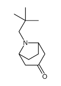 8-(2,2-dimethylpropyl)-8-azabicyclo[3.2.1]octan-3-one结构式