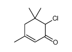 6-chloro-3,5,5-trimethylcyclohex-2-en-1-one Structure