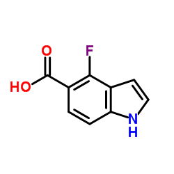 4-Fluoro-1H-indole-5-carboxylic acid structure