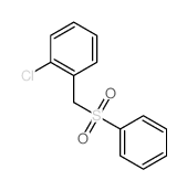 Benzene,1-chloro-2-[(phenylsulfonyl)methyl]-结构式