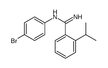 N'-(4-bromophenyl)-2-propan-2-ylbenzenecarboximidamide结构式
