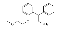 2-[2-(2-methoxy-ethoxy)-phenyl]-2-phenyl-ethylamine结构式