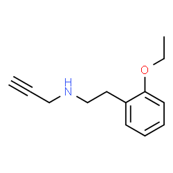 Phenethylamine, o-ethoxy-N-2-propynyl- (7CI) Structure